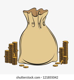Bag with money
