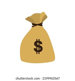 Bag Of Money Dollar Vector Emoji