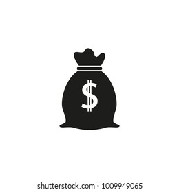 Bag for money icon
