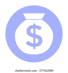 Bag of money icon
