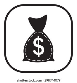 bag with money icon