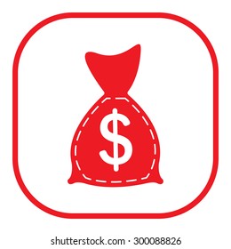 bag with money icon