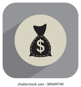 bag with money icon