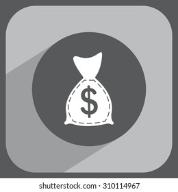 bag with money icon