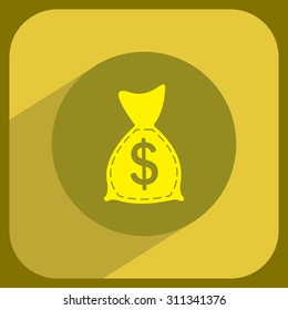 bag with money icon