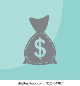 bag with money icon