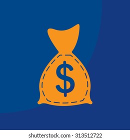 bag with money icon