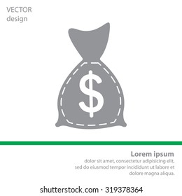 bag with money icon