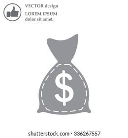 bag with money icon