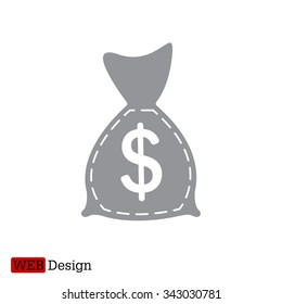 bag with money icon