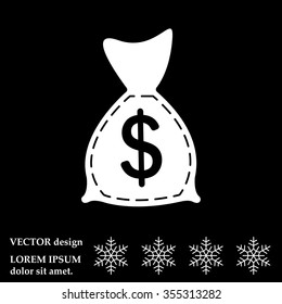 bag with money icon