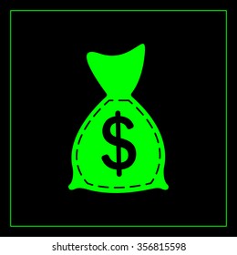 bag with money icon