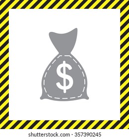 bag with money icon