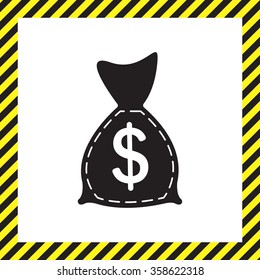 bag with money icon