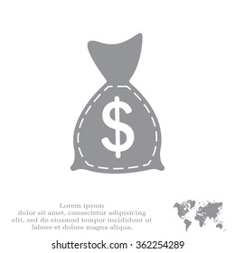 bag with money icon