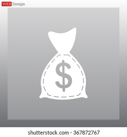 bag with money icon