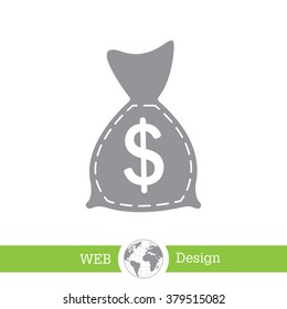 bag with money icon