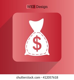 bag with money icon