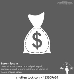 bag with money icon