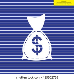 bag with money icon