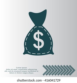 bag with money icon