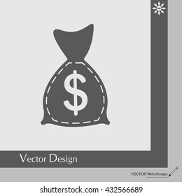 bag with money icon