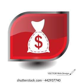 bag with money icon