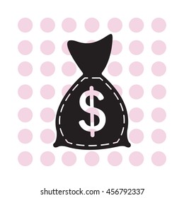 bag with money icon