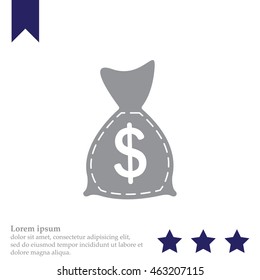 bag with money icon