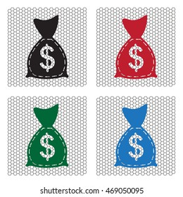 bag with money icon