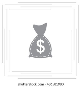 bag with money icon