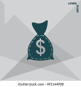 bag with money icon