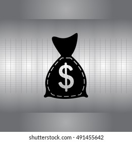 bag with money icon