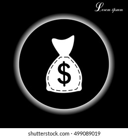 bag with money icon