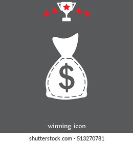 bag with money icon