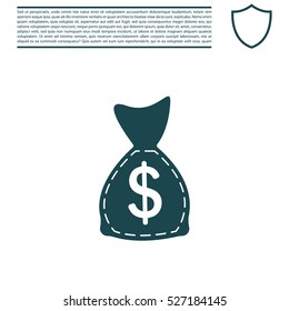 bag with money icon