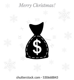 bag with money icon