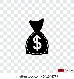 bag with money icon