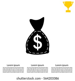 bag with money icon