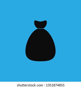bag with money icon vector
