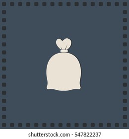 Bag of money, vector icon