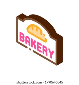 Bag Of Natural Wheat Flour Icon Vector. Isometric Wheat Bakery Ingredient For Cooking Delicious Cakes And Bread sign. color isolated symbol illustration