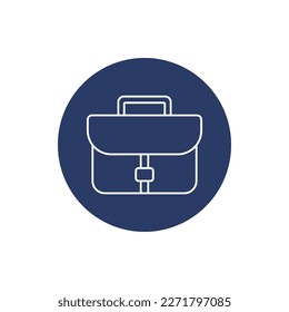 icono del vector de bolsa de oficina