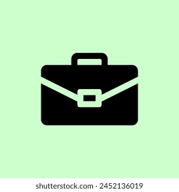 Bag, office bag vector icon illustration.