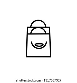 Bag out line Icon