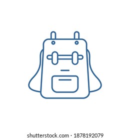 Bag for outdoor logo design vector template, Outdoor logo design concept, Icon symbol