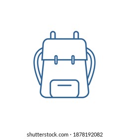 Bag for outdoor logo design vector template, Outdoor logo design concept, Icon symbol