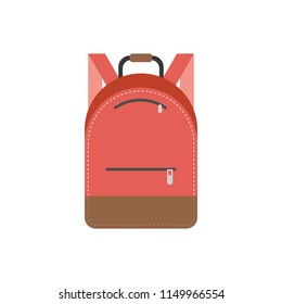 Bag pack icon , flat design
