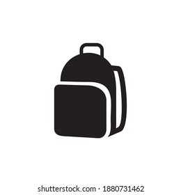 Bag pack logo design vector template