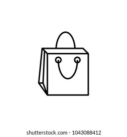 Bag package shopping icon